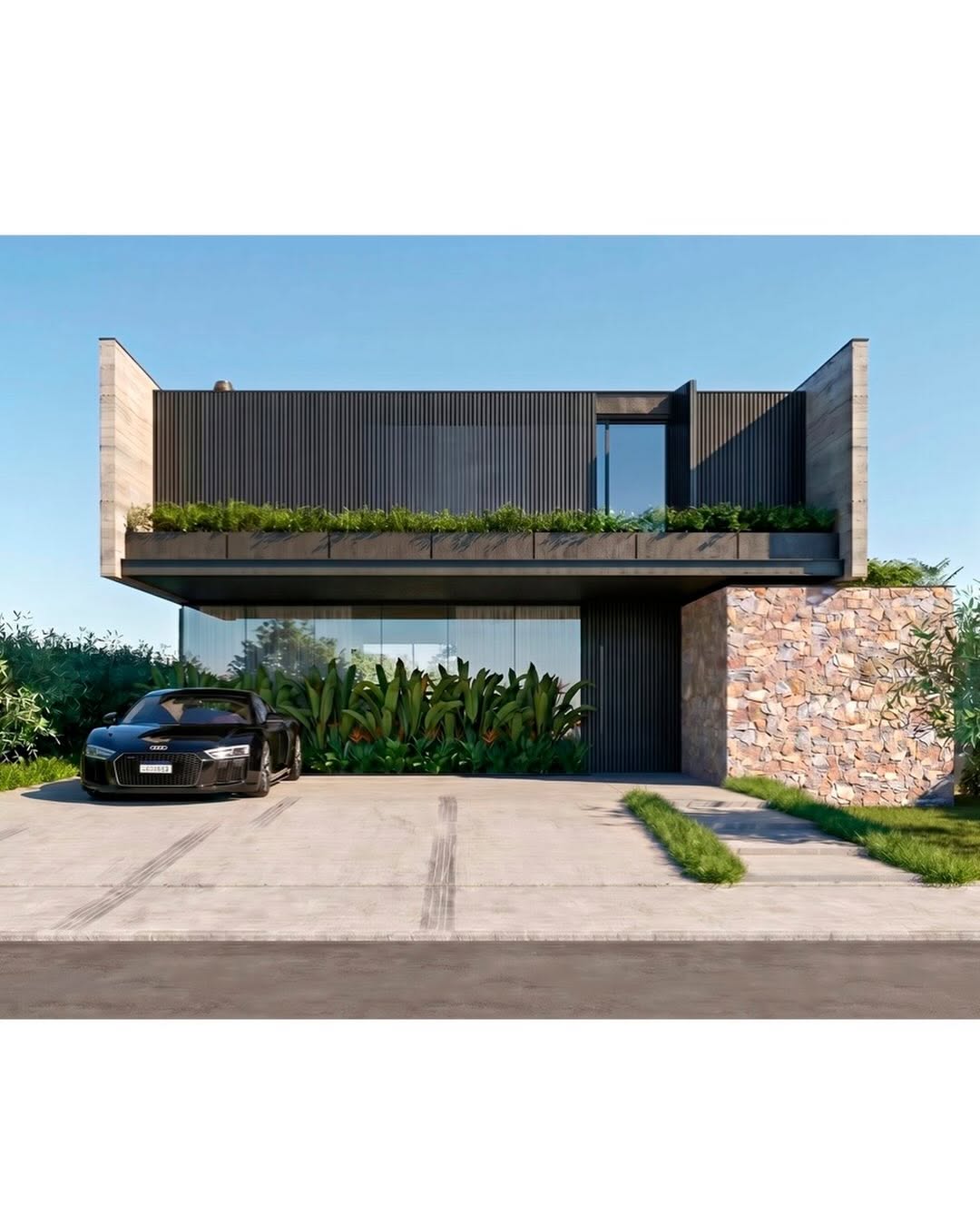 Interior residencial com cozinha, estar e luz natural